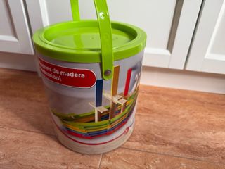 Bloques de madera para construcción