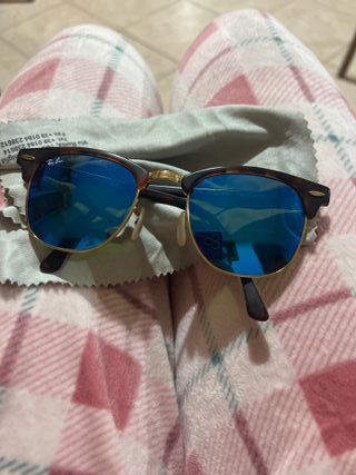 Occhiali da sole Ray-Ban Clubmaster Tortora Oro