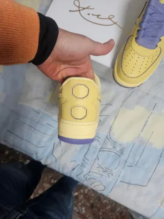 Nike Air Force 1 Kobe Amarillas y Moradas