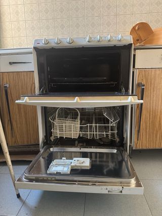 Placa de gas horno y lavavajillas
