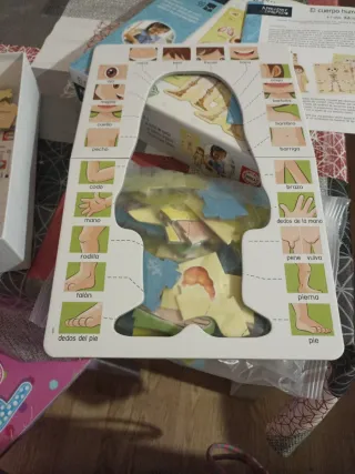 Puzzle educativo cuerpo humano