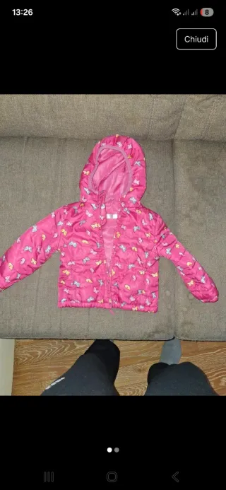 Set 3 giubbini bambina 83-86 cm