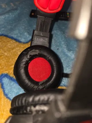 Cascos Gaming con microfono Negros con Almohadilla