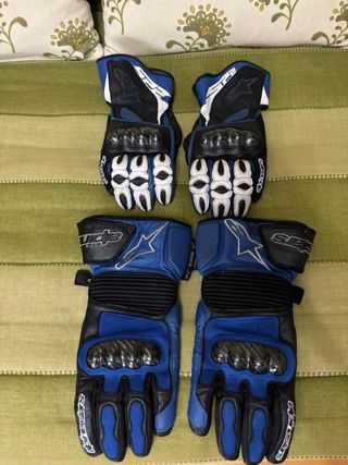 Guantes Moto Alpinestars Azul/Negro