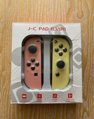 Joycons rosa y amarillo Nintendo Switch