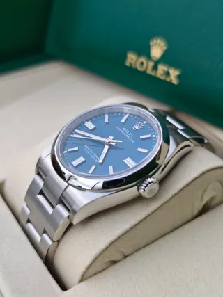 Rolex Oyster Perpetual Azul