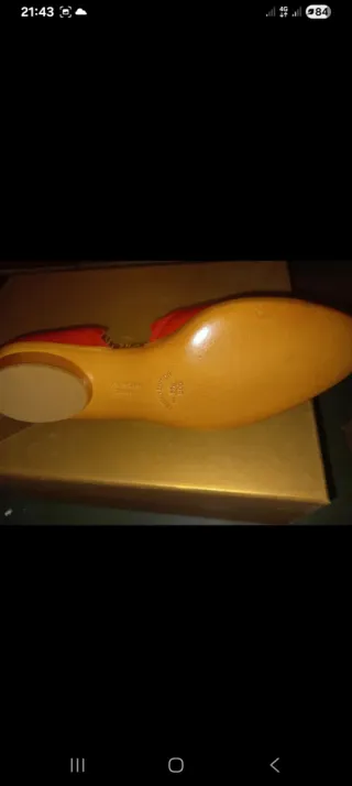 Scarpe Ferragamo Rosse mai usate nuove