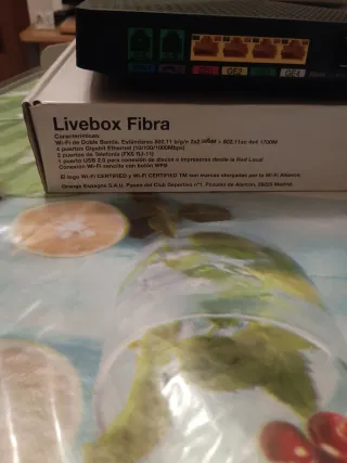 Router Livebox Plus Negro.