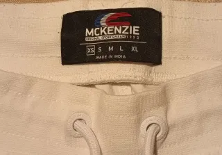 Pantalón Corto McKenzie Blanco Talla XS de hombre