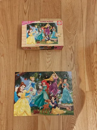 Pack 2 Puzzles Disney Princesas 100 piezas