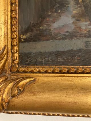 Cuadro antiguo Enrique Barros.