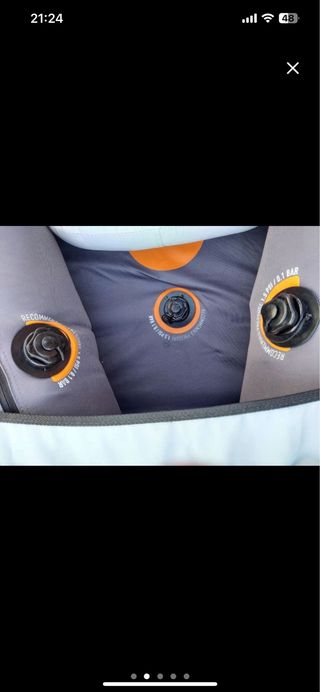 Kayak hinchable 3 personas + 3 remos