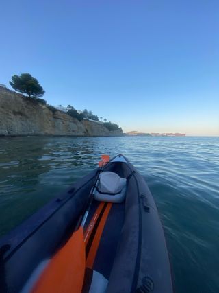 Kayak hinchable 3 personas + 3 remos