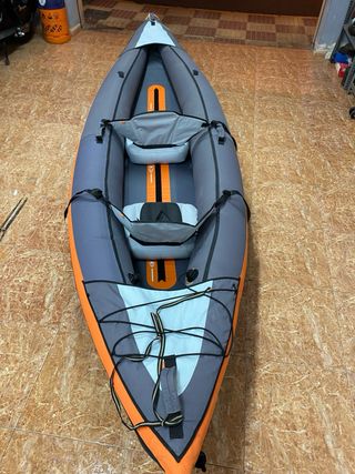 Kayak hinchable 3 personas + 3 remos