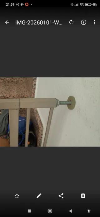 Puerta de seguridad para escaleras