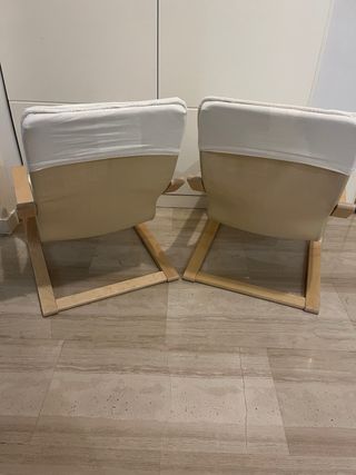 2 Sillas Poäng Infantiles IKEA
