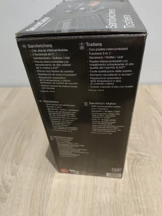 Sandwichera Silvercrest 3 en 1
