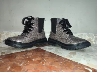 Botas niña brillo talla 32