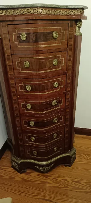 Sinfonier antiguo madera y mármol