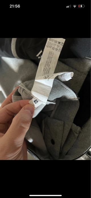 Traje gris americana y pantalón