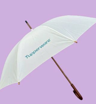Guarda-chuva branco Tupperware