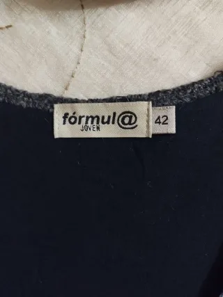 Vestido con chaqueta de lana