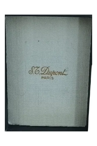 S.T. Dupont Ligne 1 chapado oro guilloché con caja