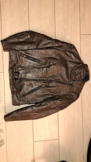 Giacca Vanson Leathers marrone vintage