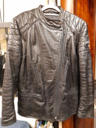 Chaqueta de cuero Bieffe Talla 46