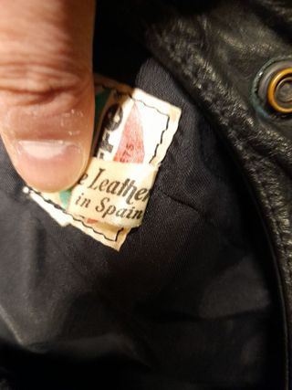 Chaqueta de cuero Bieffe Talla 46