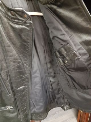 Chaqueta de cuero Bieffe Talla 46