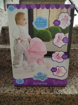 Cochecito de juguete 4 en 1