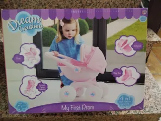 Cochecito de juguete 4 en 1