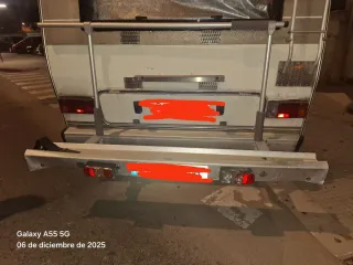 Soporte para portabicicletas de autocaravana