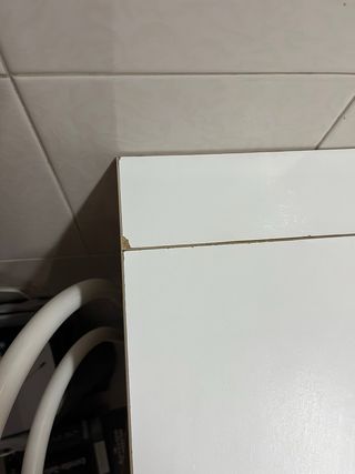 Mesa plegable blanca