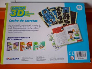 Puzzle coche carreas 3D + Cuentos
