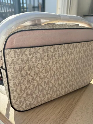 Bolso Michael Kors Beige y Rosa Nuevo