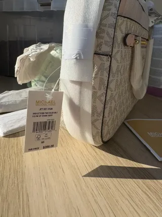 Bolso Michael Kors Beige y Rosa Nuevo