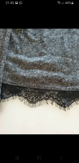 Sudadera Springfield bordada gris