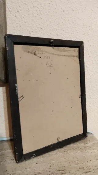 ANTIGUO CUADRO SNOOPY AÑOS 1970