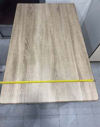 Mesa de cocina madera y patas metal