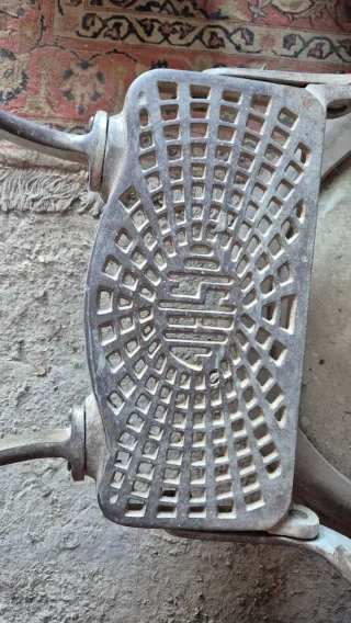 Sillón Barbero Vintage Cuero y Metal