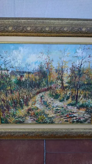 Cuadro OLEO PINTURA PAISAJE marcos dibujos cuadros