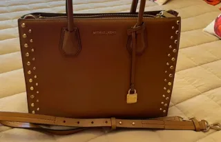 Bolso Michael Kors Marrón y Dorado