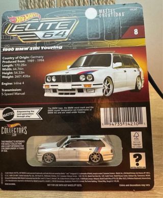 Hotwheels Elite 64 BMW 318i Touring 1990