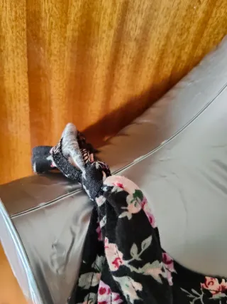 Body Tirante Flores Negro y Rosa