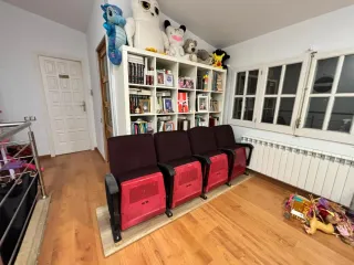 Sillas de cine plegables (4 unidades)