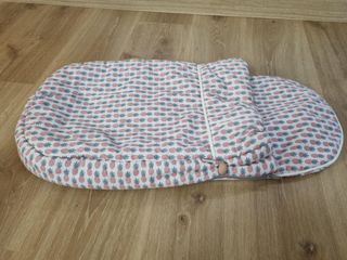 Saco invierno Giraffa Bianca e blu capazo bebé