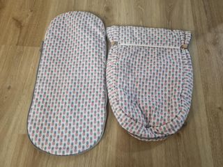 Saco invierno Giraffa Bianca e blu capazo bebé