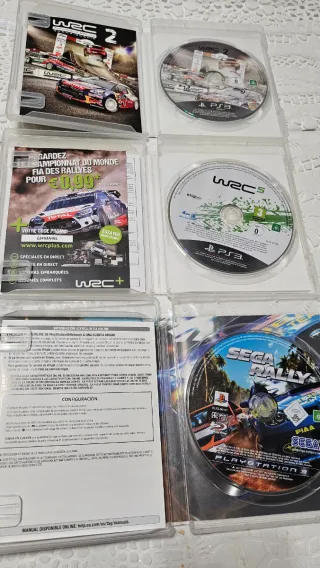 Pack 5 Juegos Rally PS3 (WRC 2, WRC 5, DiRT 3, DiR